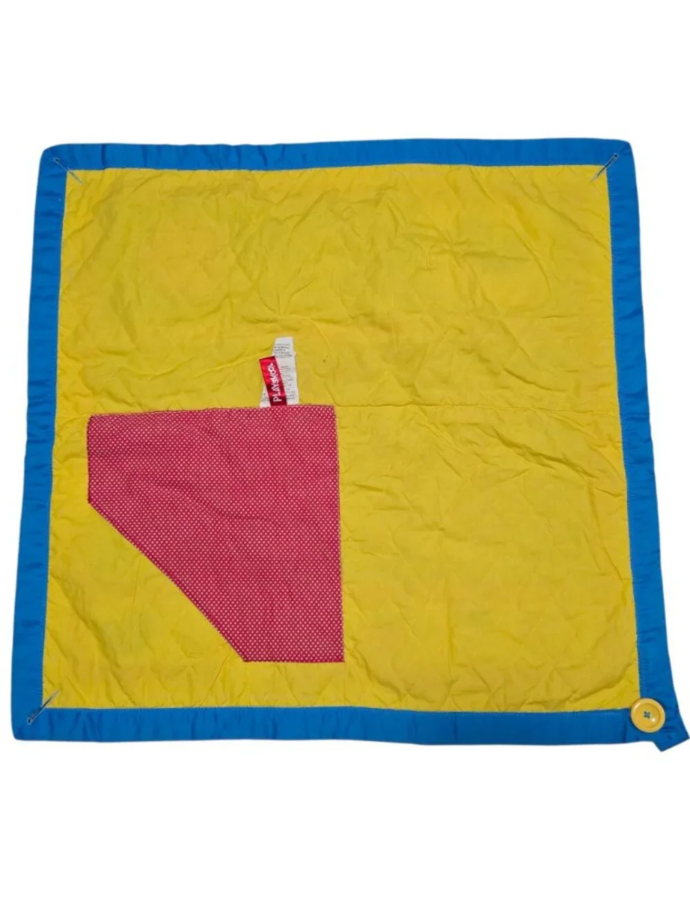 VTG Playskool Interactive Baby Play Mat Tummy Time Activity Patchwork Quilt